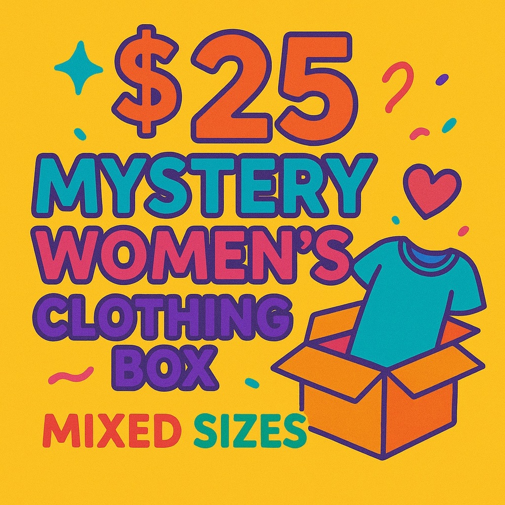 Women's Mystery Clothing Box - Mixed Sizes (6+ pieces)